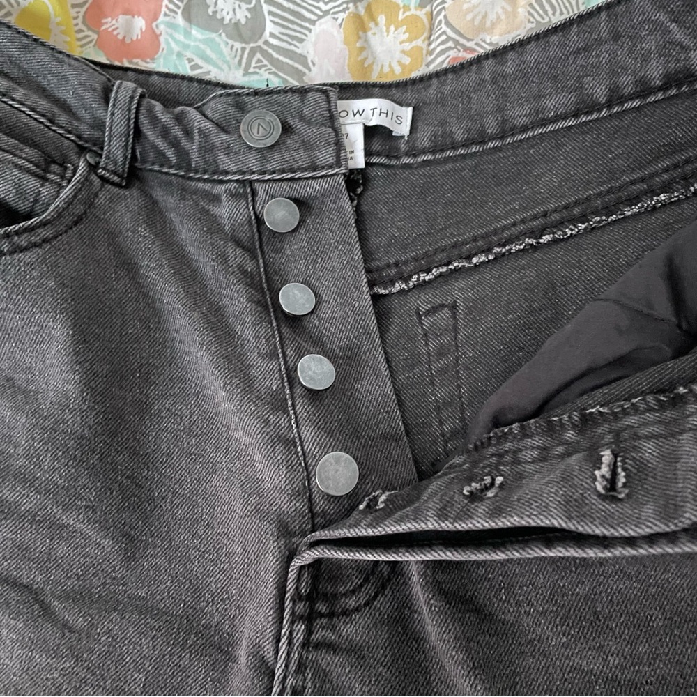 High Waist dark gray mom Jeans And Now This - Picture 7 of 7